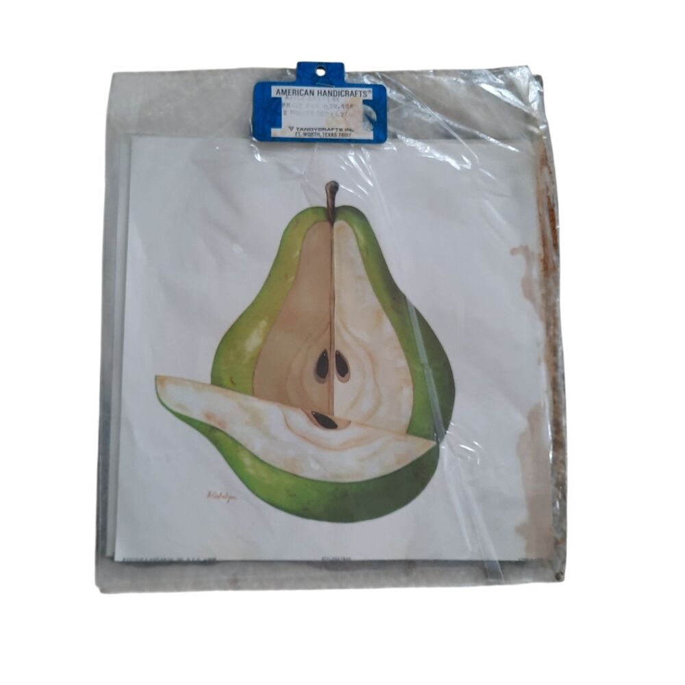 Green Pear Botanical Print